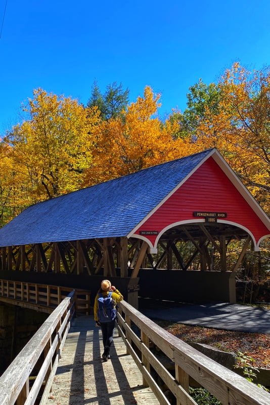 Flume Gorge in Franconia Notch State Park