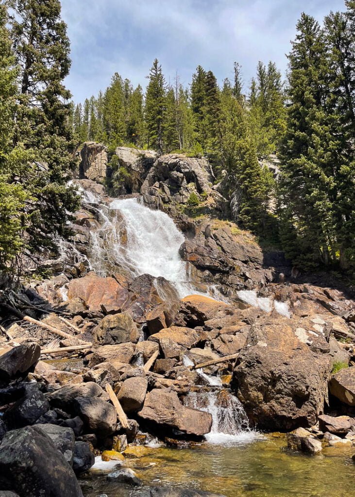 Waterfall in Grand Teton National Park