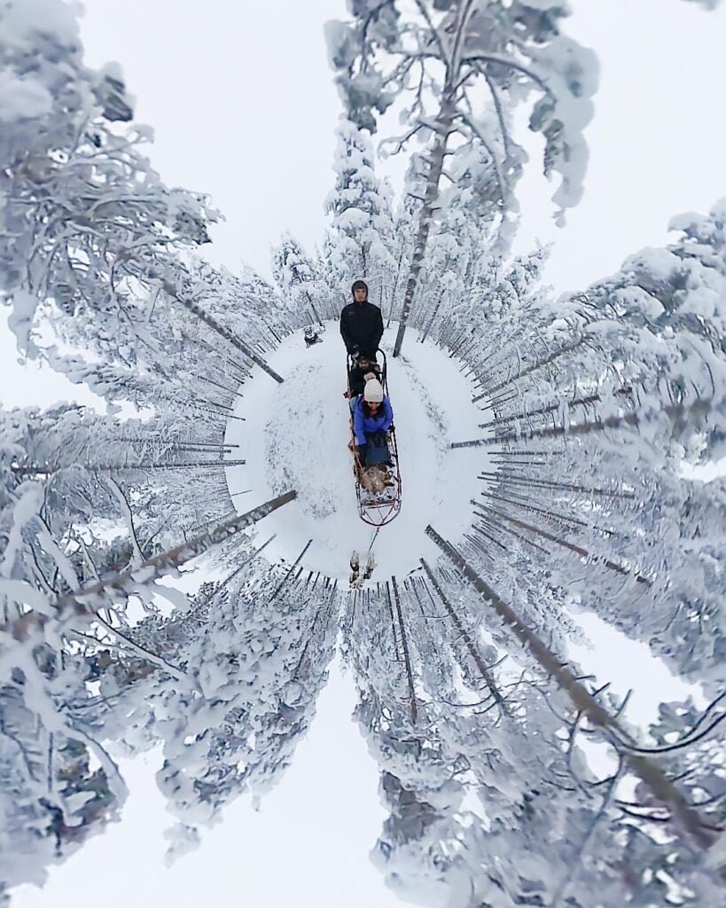 Husky ride with Insta 360