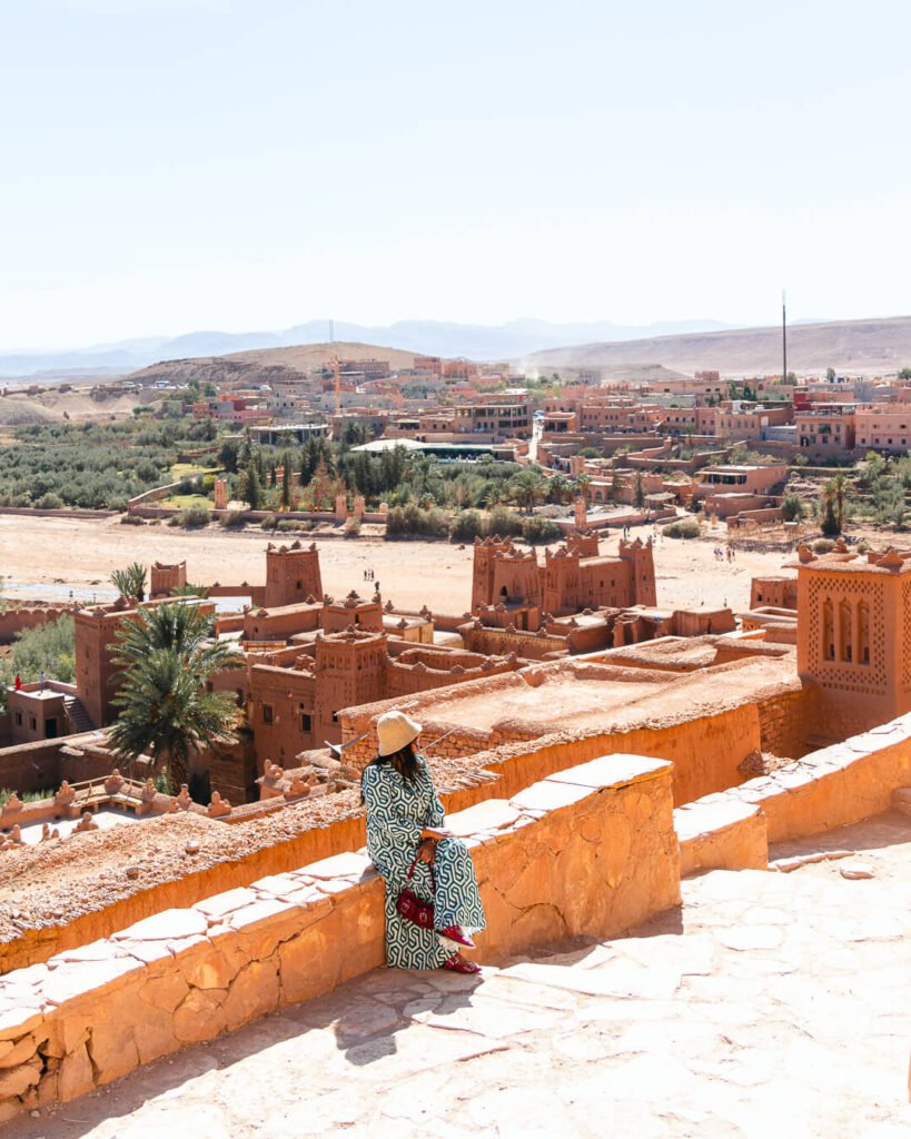 The view from the Kasbah Ait Ben Haddou
