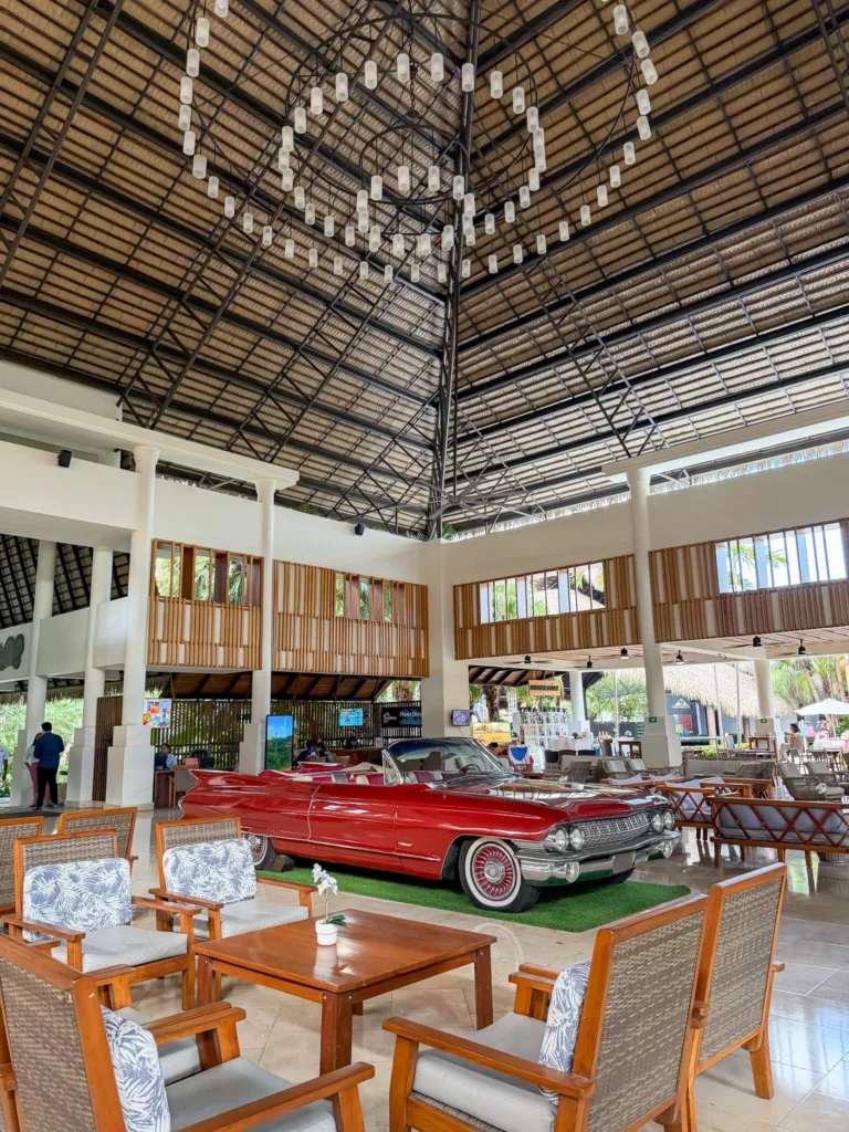 Impressive Punta Cana resort lobby