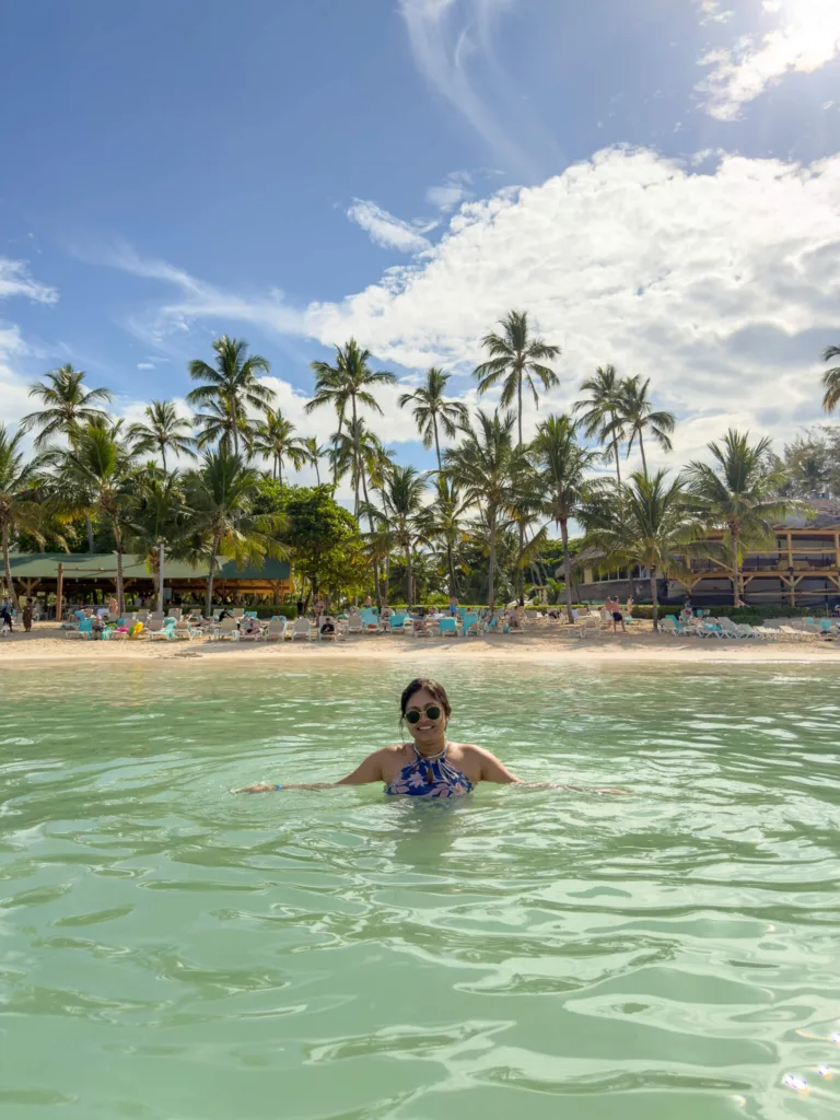 Beach day at impressive Punta cana